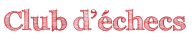 Club d'échecs